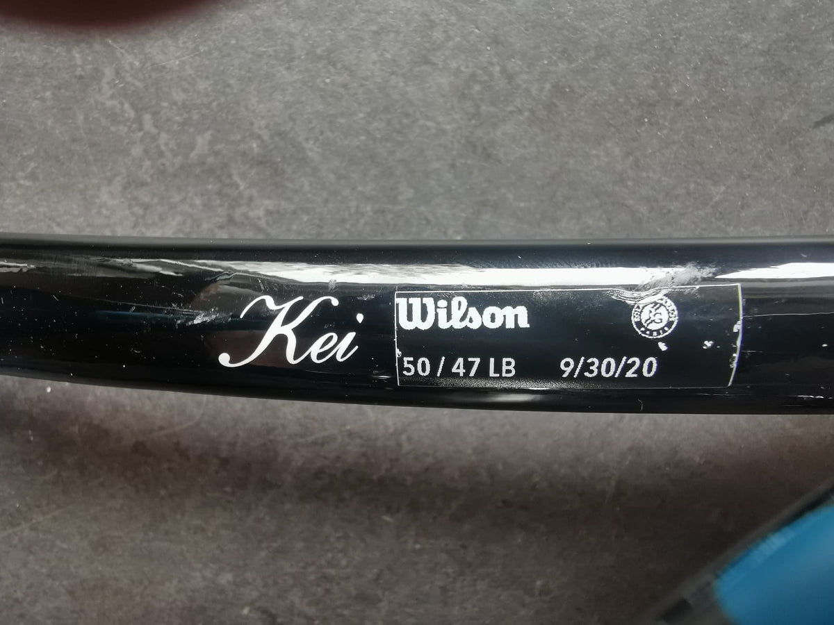 Kei Nishikori Personal Wilson Ultra Tour 95 – Pro Stock Tennis