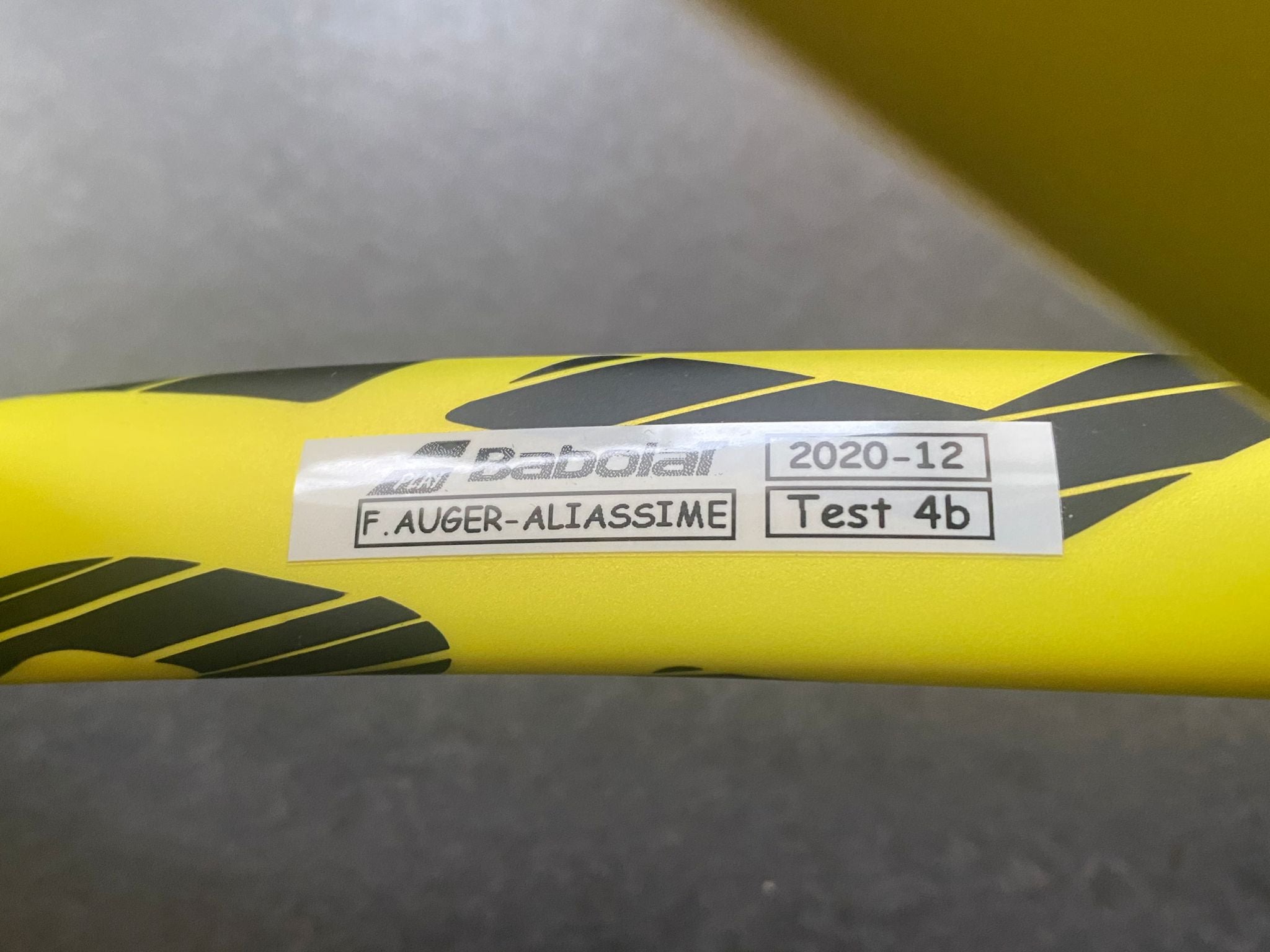 Félix Auger-Aliassime Personal Babolat Pure Aero (16x20)