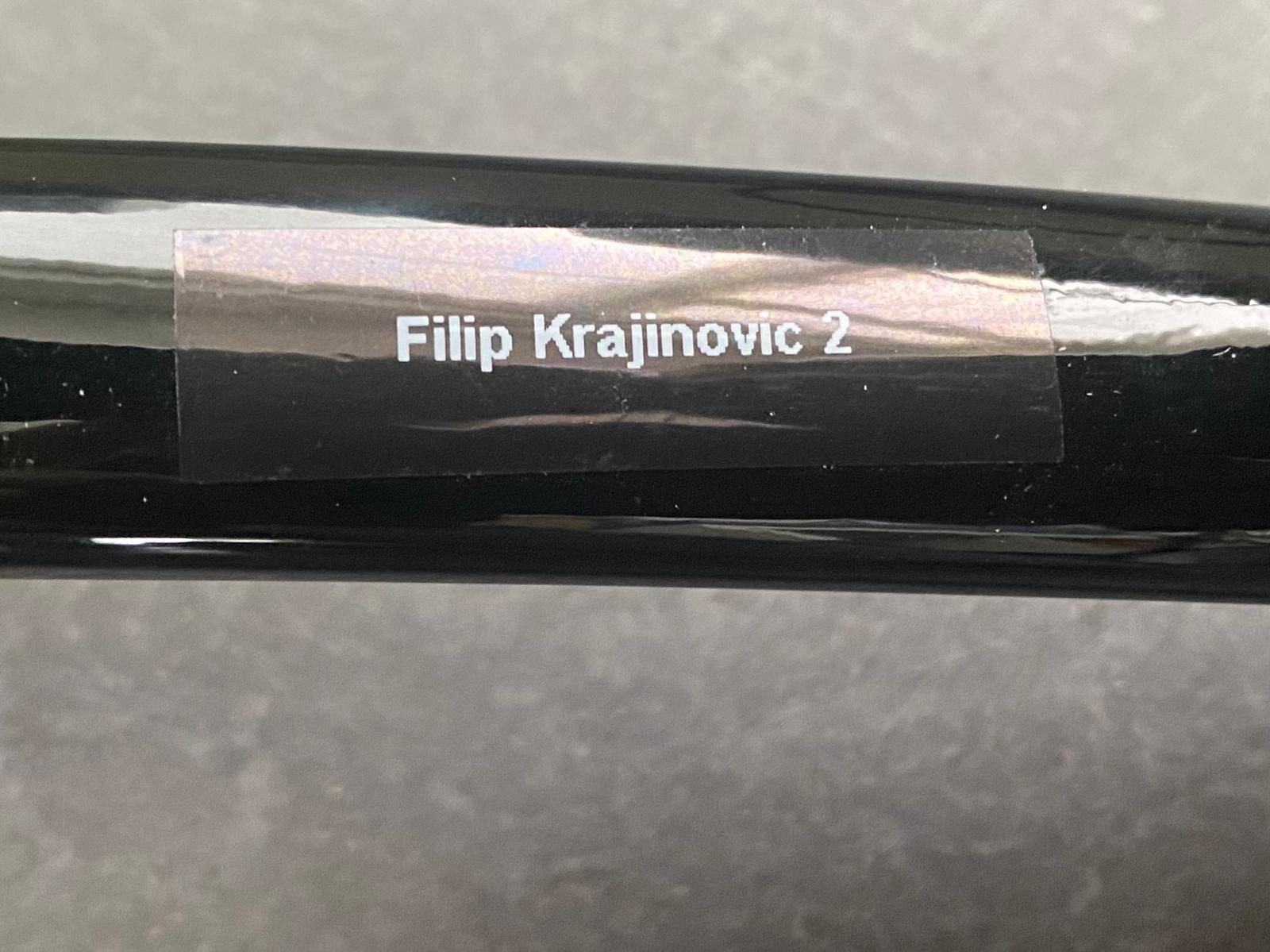 Filip Krajinovic Personal Pro Stock Wilson Blade 98