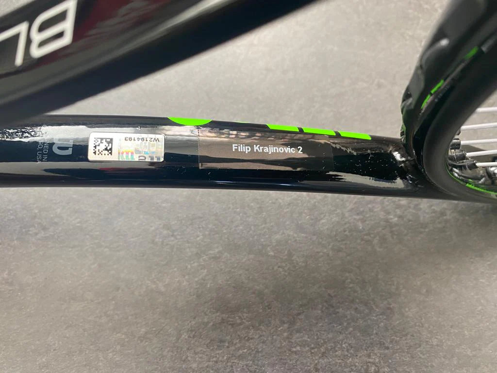 Filip Krajinovic Personal Pro Stock Wilson Blade 98